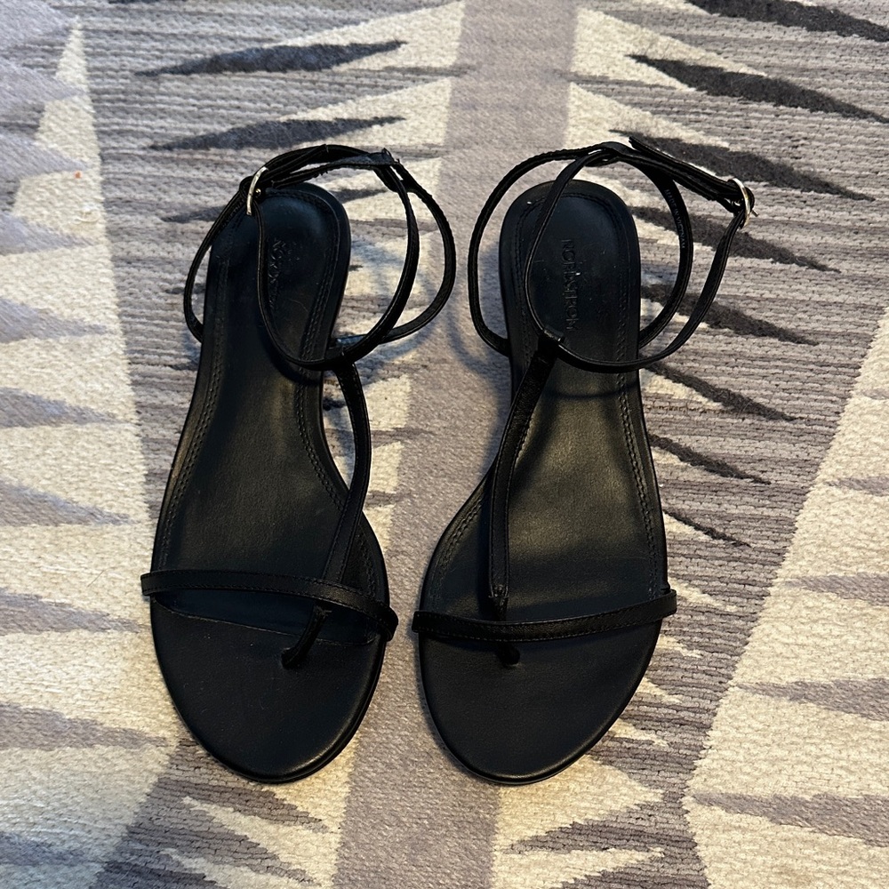 Nordstrom Black Ankle-Strap Women’s Sandals